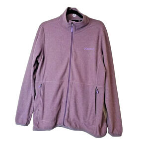 Marmot Womens XL Fleece Jacket Outdoor Full Zip‎ Lightweight Hiking Camping